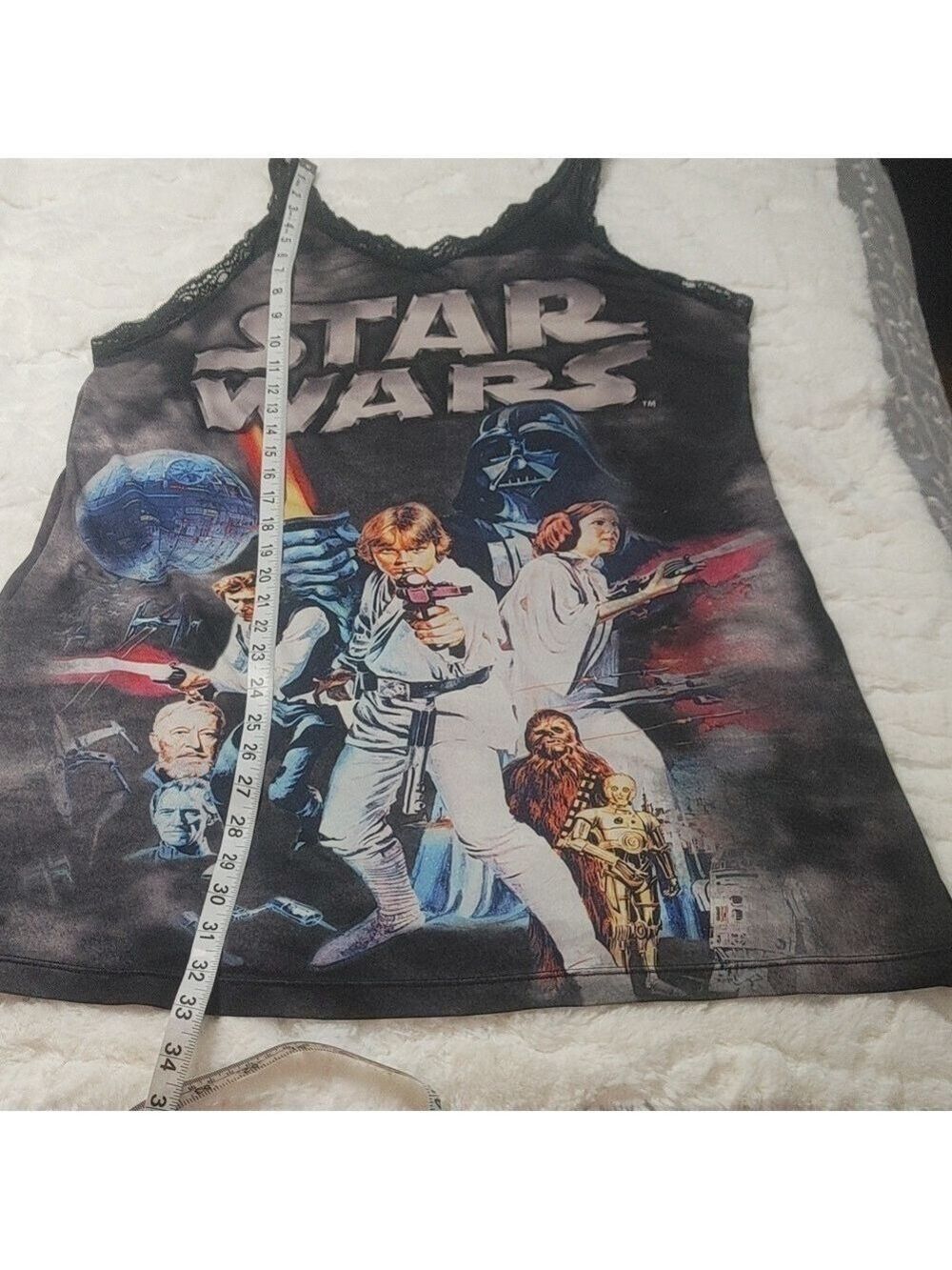 STAR WARS A NEW HOPE NIGHTIE Sz Lg - Picture 6 of 8